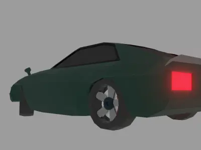 Datsun 240z low-poly model Free 3D model