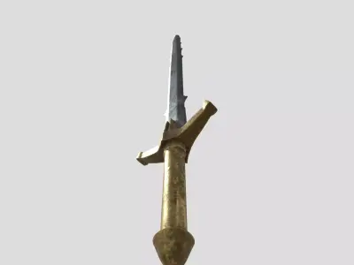 Medieval Longsword Low-poly 3D model purchase