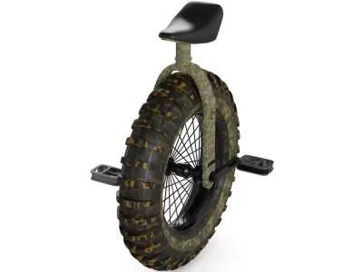 Off road Unicycle 3D model from CGTrader