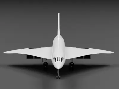 Concorde jet 3D model buy