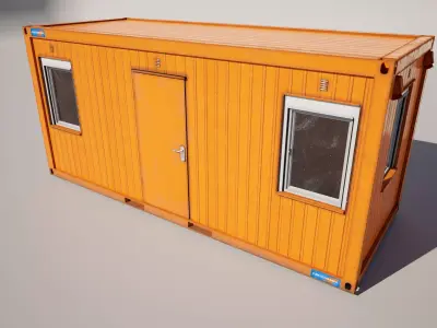 Construction Office Container 3D model