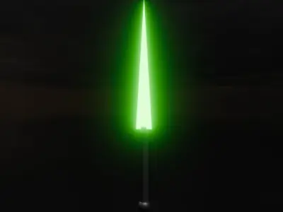 Stylized Glowing Rune Sword - Game Ready 3D Model Low-poly 3D model