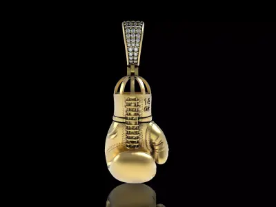 Boxing Glowes Pendant 3D print model