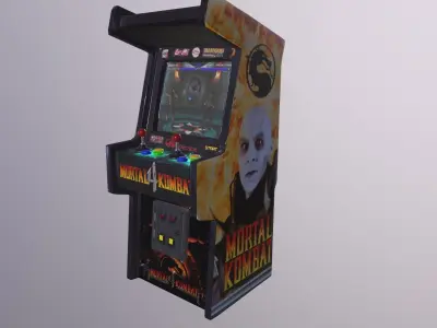 Game Ready Arcade Machine Low-poly 3D model