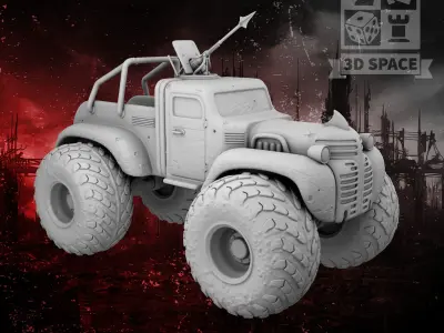 monster truck 3D print model purchase