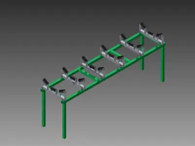 Conveyor Assambly Free 3D model