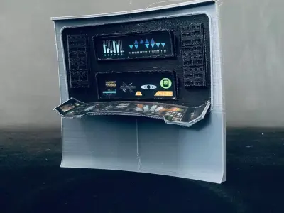 USS Enterprise Bridge Communications Station - The Wrath of Khan 3D print model