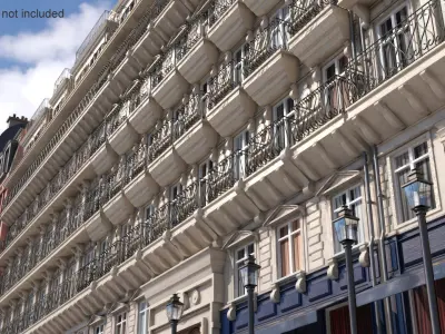 Parisian Street 3D model