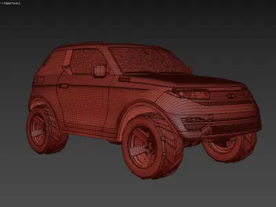 Lada Niva X concept 3D model