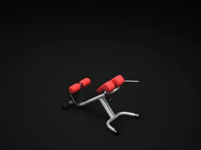 Bench Lower Back 3D model