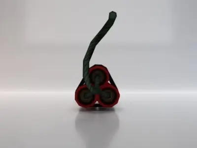 Dynamite Low-poly 3D model purchase