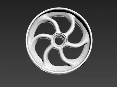  vehicle rim Free low-poly 3D model