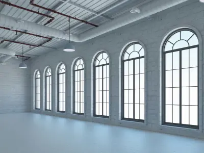 Loft office interior 2 3D model purchase