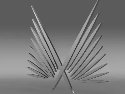 izaro logo 3D model by Sergey
