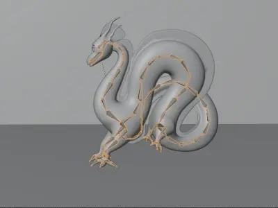Dragon 3D model 3