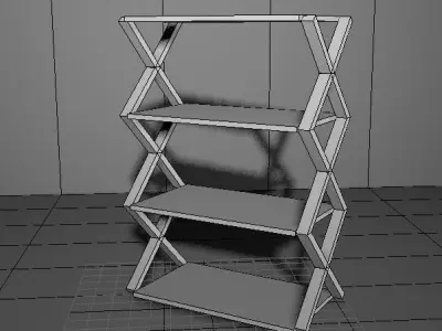 furniture cupboard Low-poly 3D model