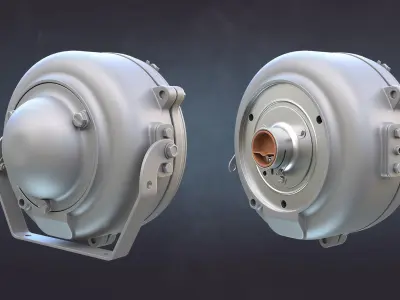 OU-3G Tank Searchlight 3D model