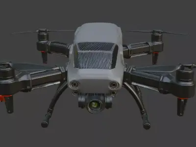 Hexacopter Drone 3D model purchase