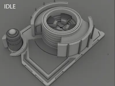 RTS Ctrategy Center 3D model