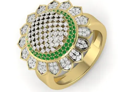 Women ring 3dm Render details 3D print model