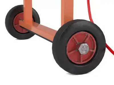 Industrial Wire Roll Trolley 3D model buy