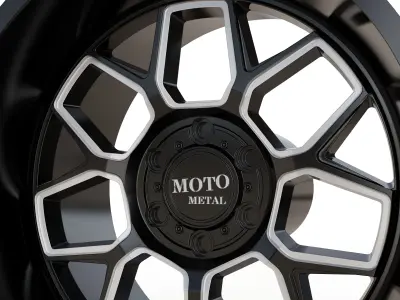 MOTO METAL BANSHEE WHEEL 3D MODEL 3D model