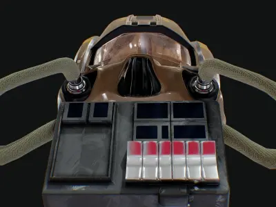 Clone Trooper Pilot Helmet 3D model