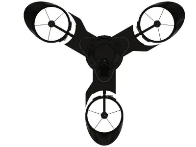 Tri rotor 3D print model