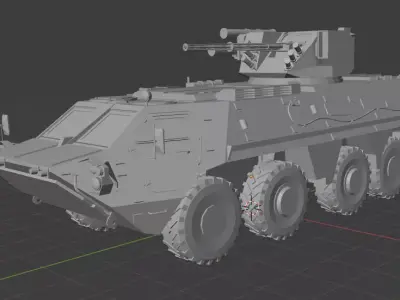 BTR 4E Bucephalus Free 3D print model