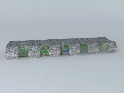 kids train station Free 3D model
