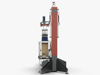 Classic Single Column Case Packer 3D model purchase