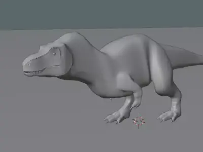T-Rex Base Mesh Free 3D model purchase