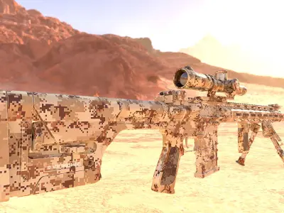 A and K Specialized DMR3 Low-poly 3D model
