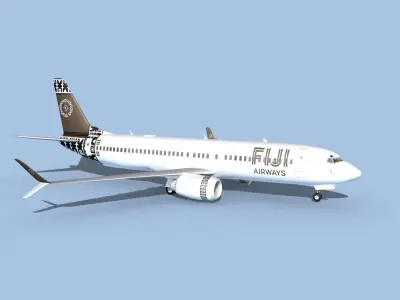Boeing 737-800 Max Fiji Airways 3D model