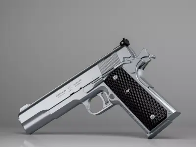 AMT Hardballer Low-poly 3D model