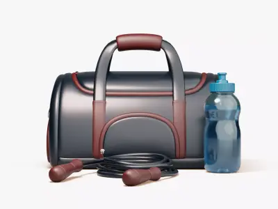 Gym Accessories 3D model