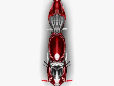 Motorcycle MV Agusta F3 Superbike High Quality 3D model