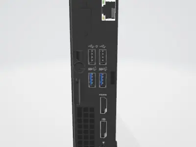 Dell OptiPlex 7010 Micro 42OC701003 Desktop 3D model