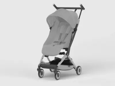 Baby stroller 3D model 3D model 13