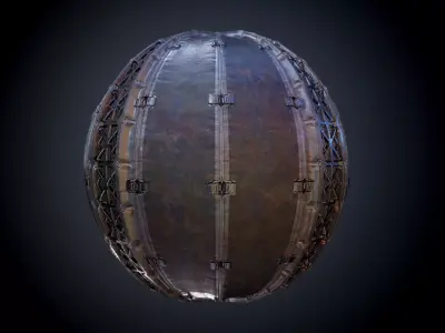 Sci-Fi Military Seamless PBR Texture 23 Texture