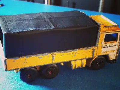 Matchbox Volvo Tilt Truck Model Replacement Part 3D print model