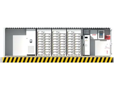 Energy storage battery container 3D model
