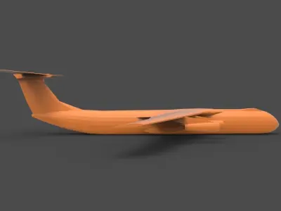 C-141 Starlifter 3D print model