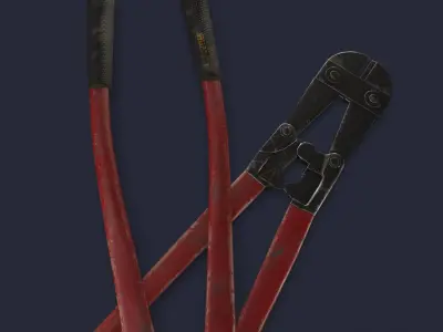 Bolt Cutter Low-poly 3D model purchase