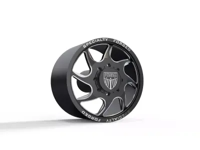 FRONT SPECIALITY FORGED D032 WHEEL 3D MODEL 3D model
