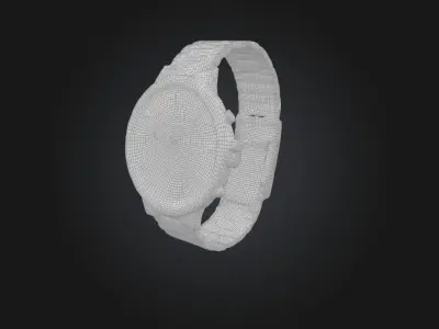 Watch Low-poly 3D model purchase