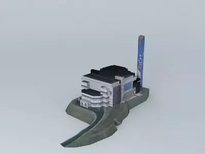 Pingtung Kanding waste incineration plants Free 3D model