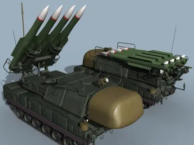 SA-11 Gadfly/SA-17 Grizzly TELAR 3D model