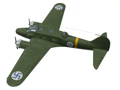 Avro Anson Mk1 early 3D model buy