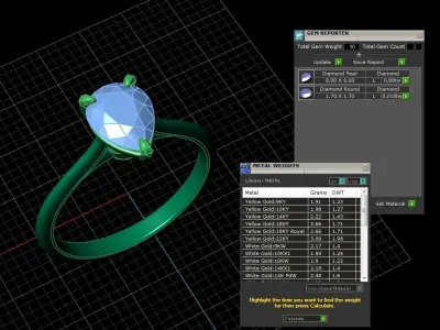 Engagment Jewelry Ring 213 3D print model